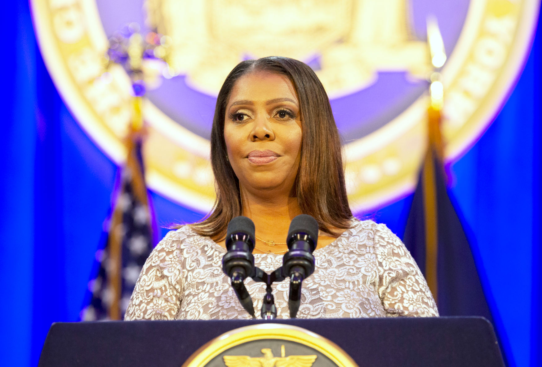 FILE - NY Letitia James 1-1-2019